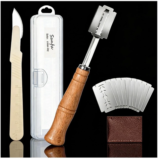 Main image of Bread Lame Dough Scoring Tool with Case