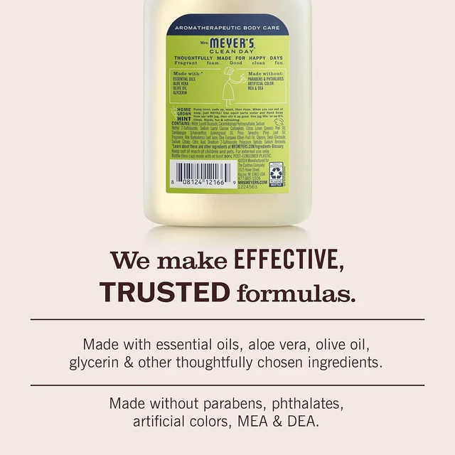 Alt view image 6 of 7 - Mrs. Meyer's Clean Day Foaming Hand Soap, Lemon Verbena, 10 oz