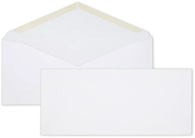 Alt view image 3 of 4 - Mead #10 Envelopes, Letter Size, 4-1/8 x 9-1/2 in, Gummed Closure, White, 50 Count (75050)