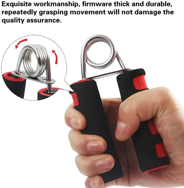 Alt view image 4 of 4 - BOOMIBOO Hand Grip Strengthener 2 Pack, Soft Foam Manual Exerciser for Wrist, Forearm and Finger Strength
