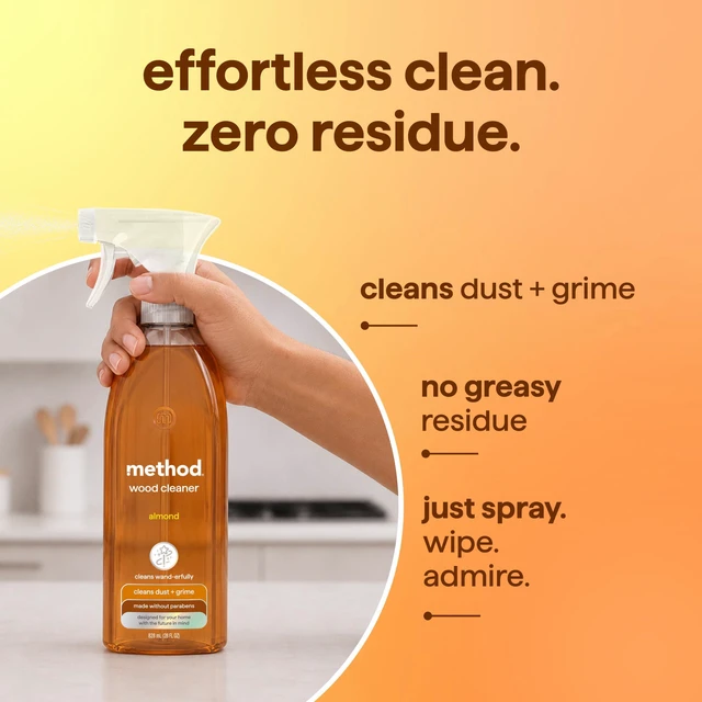 Alt view image 4 of 7 - Method Daily Wood Cleaner, Almond, 28 fl oz