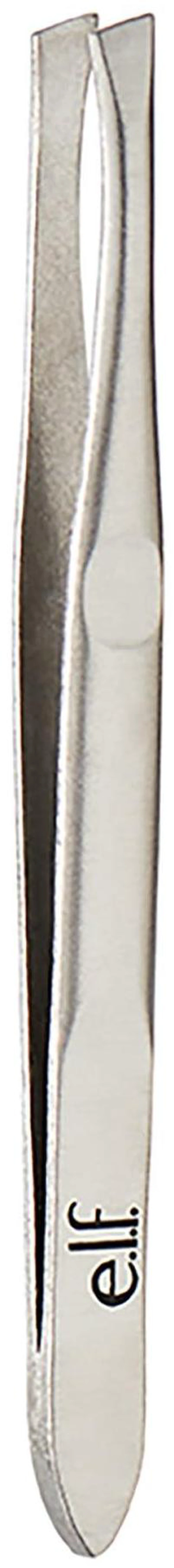 Main image of E.l.f. Slant Tweezer Stainless Steel, Ergonomic Design, Strong Grip, Accurate Hair Removal, Shapes and Defines
