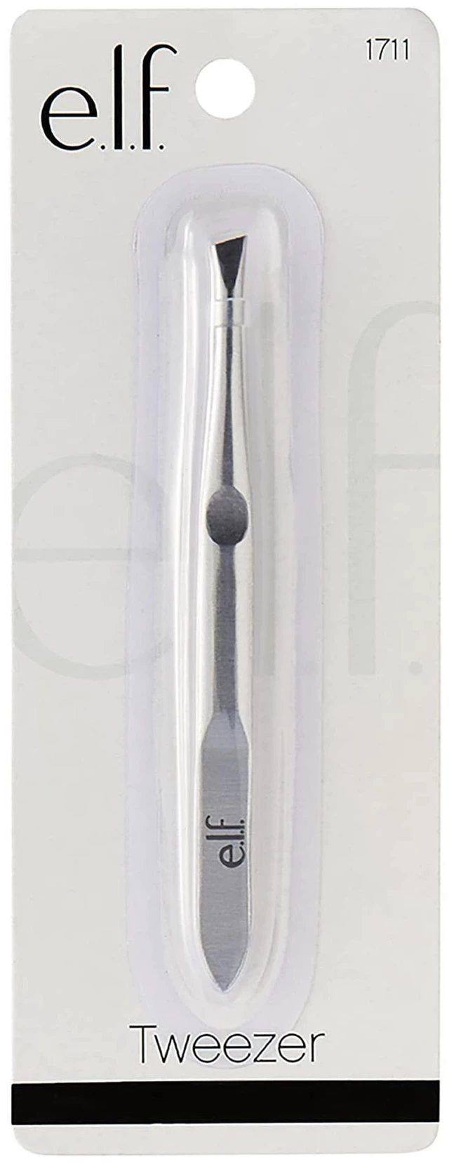 Alt view image 2 of 5 - E.l.f. Slant Tweezer Stainless Steel, Ergonomic Design, Strong Grip, Accurate Hair Removal, Shapes and Defines