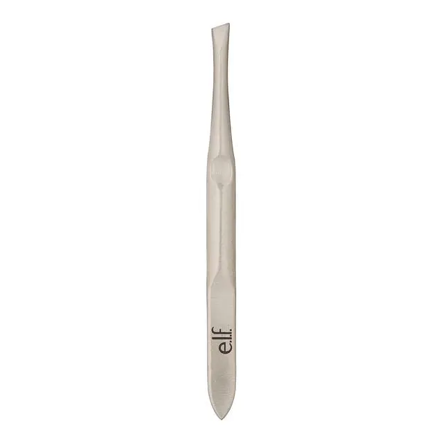 Alt view image 5 of 5 - E.l.f. Slant Tweezer Stainless Steel, Ergonomic Design, Strong Grip, Accurate Hair Removal, Shapes and Defines