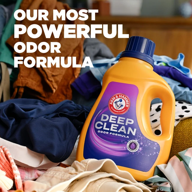 Alt view image 6 of 6 - ARM & HAMMER Deep Clean Odor Formula Laundry Detergent Power Paks, 21 Count