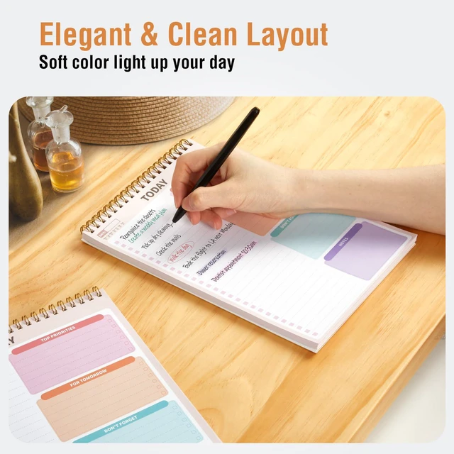 Alt view image 5 of 7 - Forvencer 6.5x9.8 To Do List Notepad