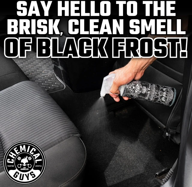 Alt view image 2 of 7 - Chemical Guys AIR_224_04 Black Frost Air Freshener and Odor Eliminator 4fl oz
