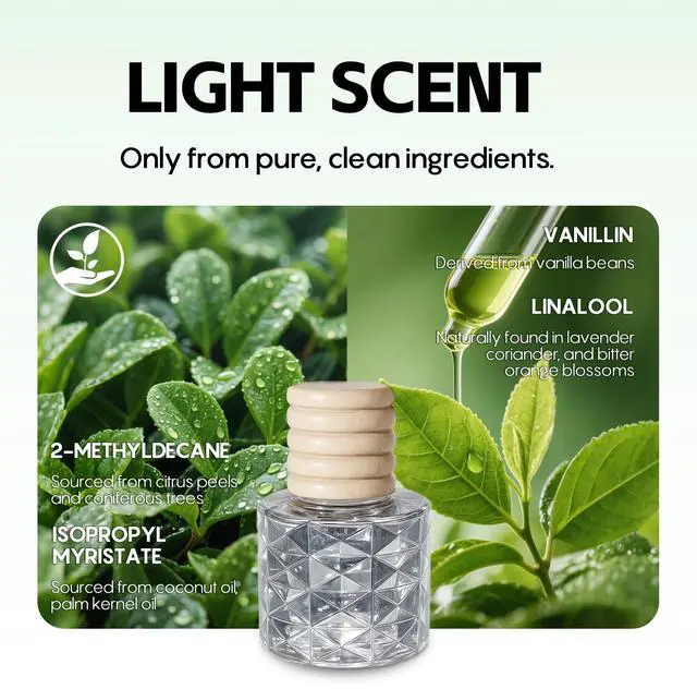Alt view image 2 of 6 - Vanilla Cream Scent Long Lasting Essential Oil Car Air Freshener Diffuser Cute Car Accessories for Women Interior without Methyl Carbitol and Hexylene Glycol
