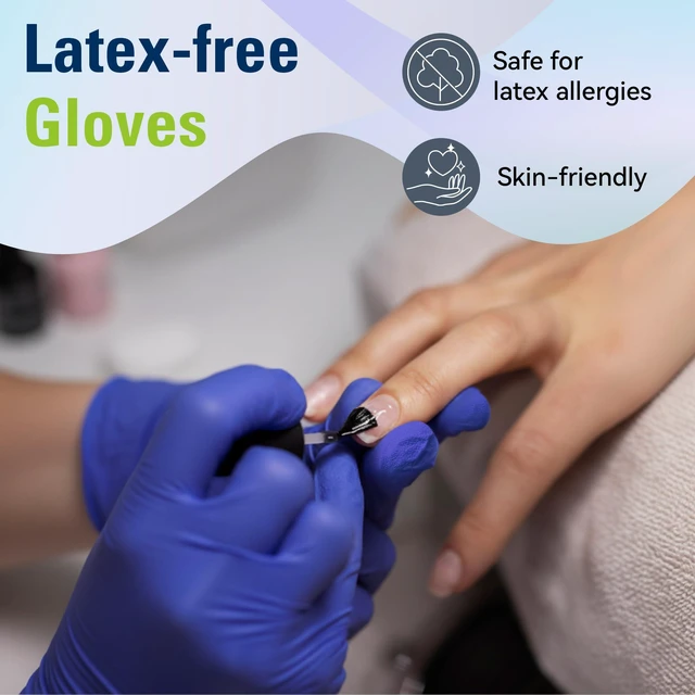 Alt view image 6 of 6 - Swifltite Disposable Nitrile Gloves, Food Safe, Latex-Free, Powder-Free