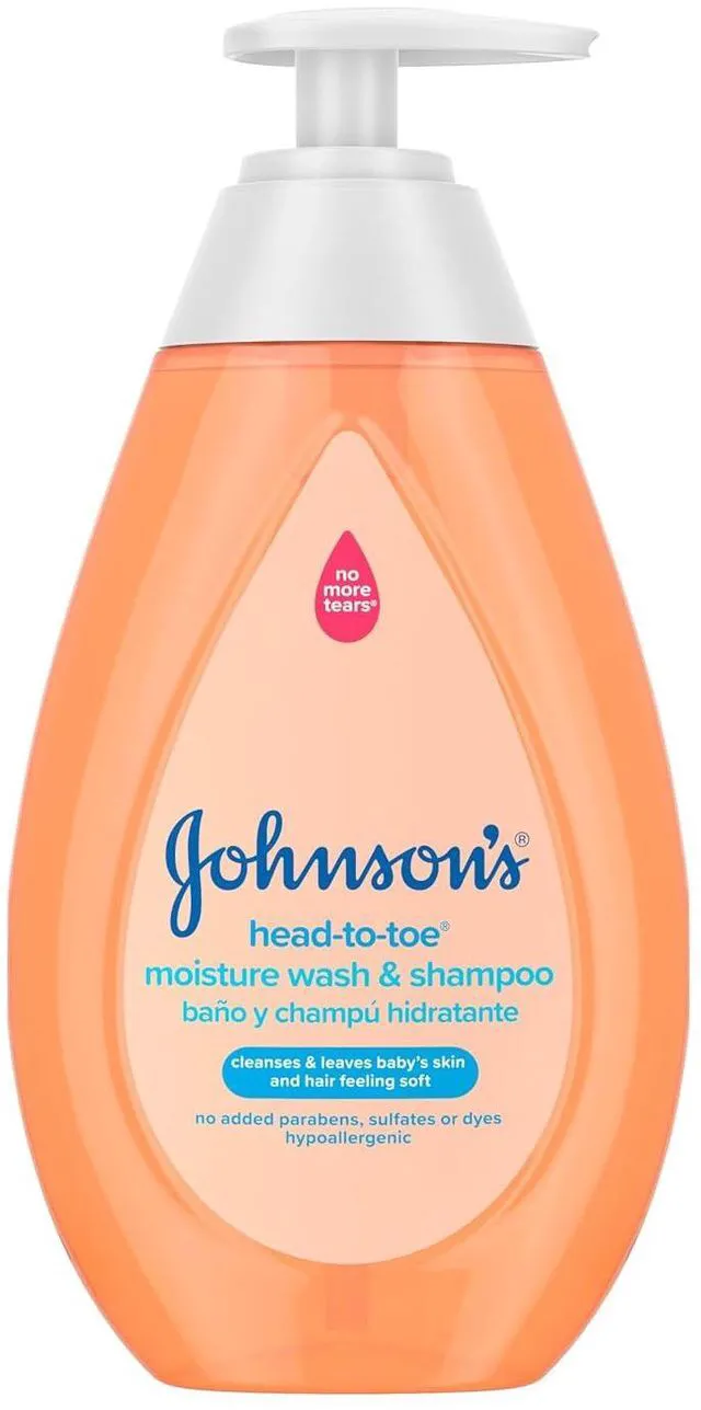 Main image of Johnson's Baby Head-to-Toe Gentle Moisture Wash & Shampoo, 13.6 fl. oz
