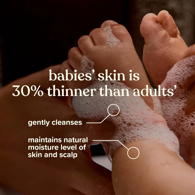 Alt view image 6 of 7 - Johnson's Baby Head-to-Toe Gentle Moisture Wash & Shampoo, 13.6 fl. oz