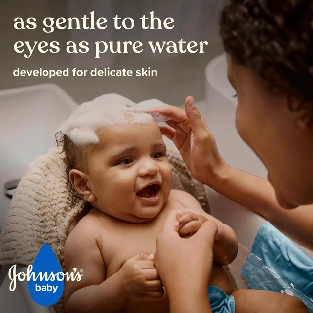 Alt view image 7 of 7 - Johnson's Baby Head-to-Toe Gentle Moisture Wash & Shampoo, 13.6 fl. oz