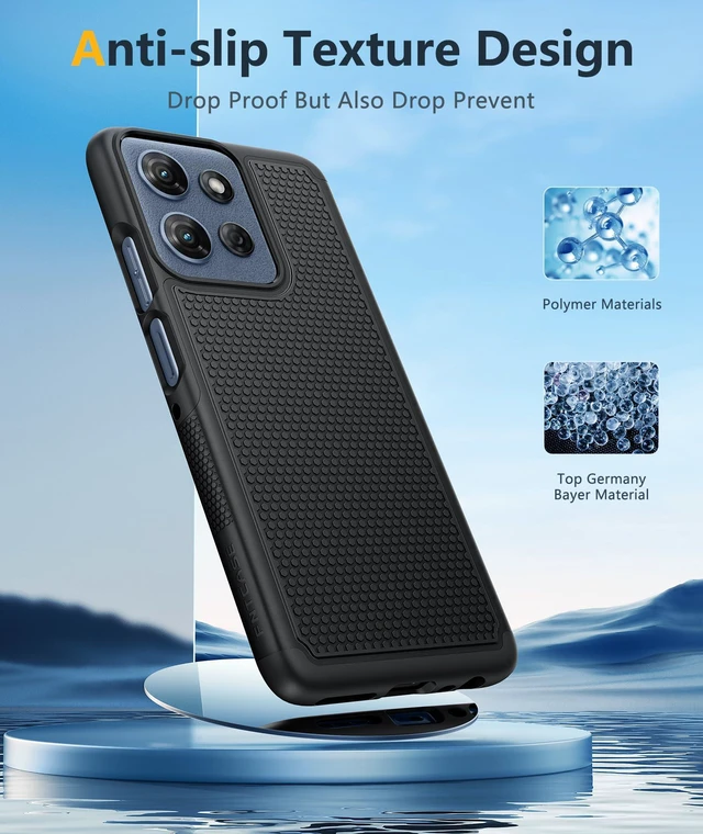Alt view image 2 of 6 - FNTCASE for Moto G 2026/2025, Dual Layer Non Slip Shockproof Phone Case