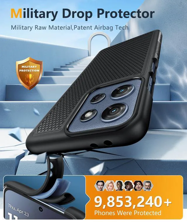 Alt view image 4 of 6 - FNTCASE for Moto G 2026/2025, Dual Layer Non Slip Shockproof Phone Case