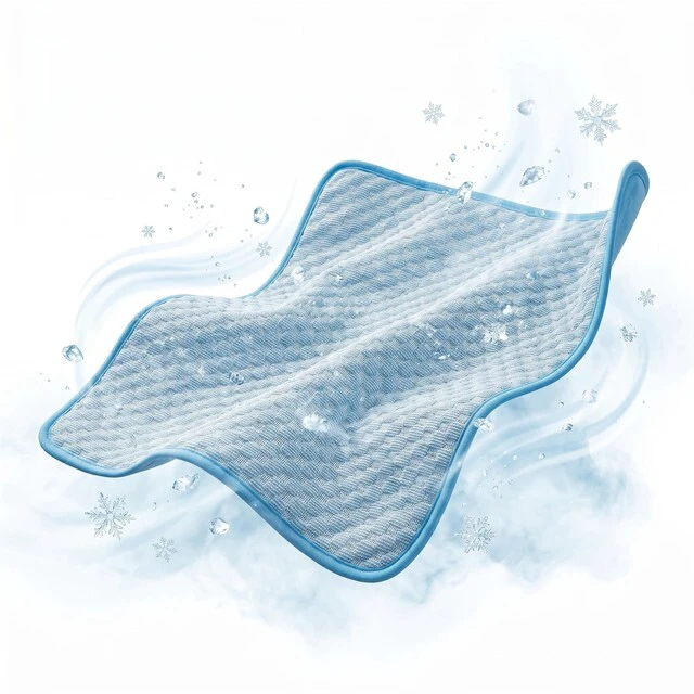 Alt view image 6 of 6 - Cooling Mat for Dogs, Cats, Small Pets - Gel Free Ice Silk Self Cooling Pad