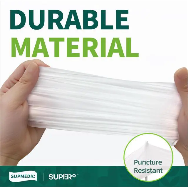 Alt view image 5 of 7 - Supmedic Vinyl Medical Exam Gloves, Latex-Free, Powder-Free, Disposable, Clear