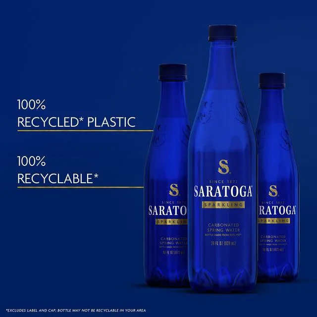 Alt view image 6 of 6 - Saratoga Sparkling Water 6-Pack, 16 Fl Oz, Recycled PET Bottles
