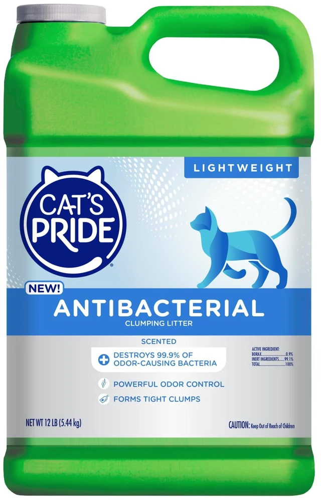 Main image of Cat's Pride Antibacterial Litter, Odor-Eliminating Scented, 12lb