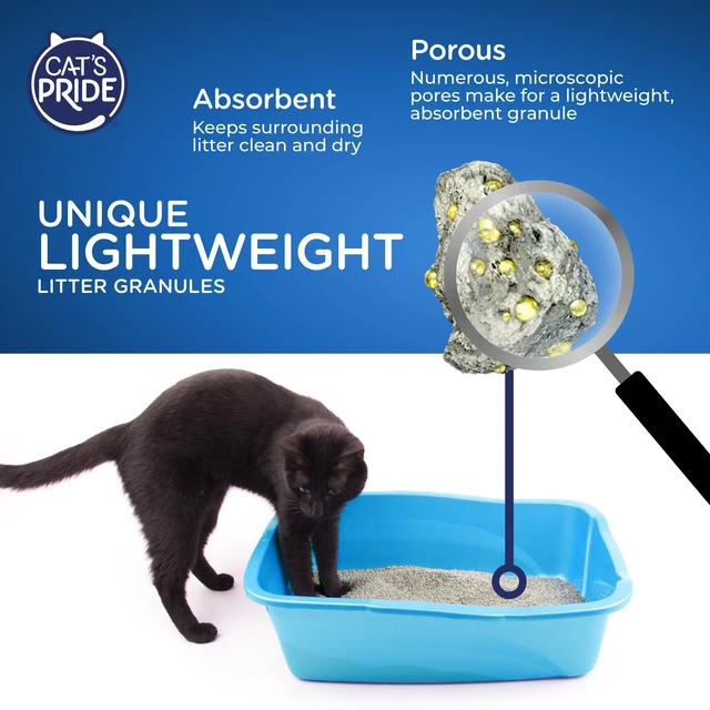 Alt view image 4 of 6 - Cat's Pride Antibacterial Litter, Odor-Eliminating Scented, 12lb
