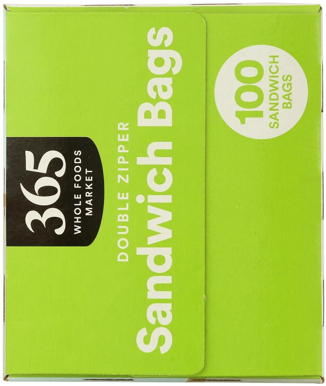 Alt view image 2 of 4 - 365 by Whole Foods Market Sandwich Size Storage Bags with Double Zipper, 100 Count