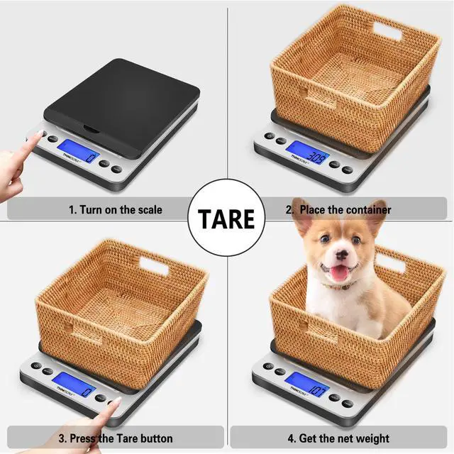 Alt view image 2 of 7 - THINKSCALE 86lb 0.1oz Digital Shipping Scale, Postal Scale, Flip-Up Platform