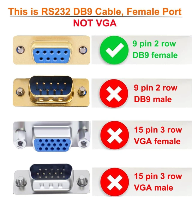 Alt view image 4 of 6 - DTECH USB to RS232 DB9 Female Serial Adapter Cable 6 Feet USB 2.0 with Prolific PL2303 Chip for Windows 11 10 8 7 Mac Linux