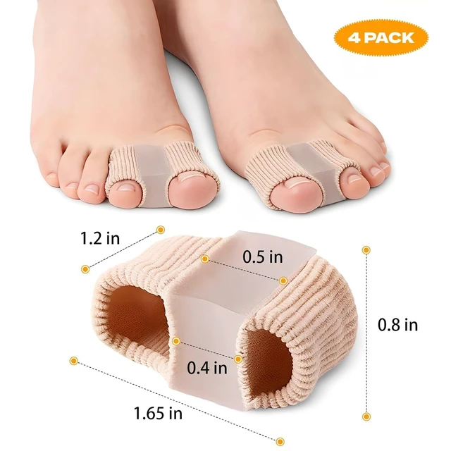 Alt view image 3 of 7 - 4PCS Toe Spacers and Toe Separators for Women and Men