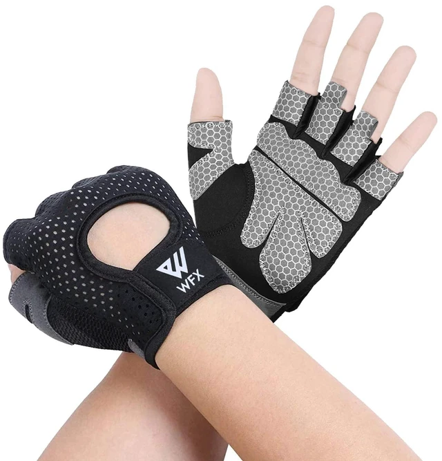 Main image of WESTWOOD FOX Weight Lifting Gloves with Wrist Wrap Support for Men and Women, Gym Workout Training Exercise Fitness Hanging, Pull Ups, Dumbbell, Cycling