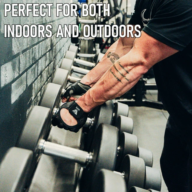 Alt view image 4 of 6 - WESTWOOD FOX Weight Lifting Gloves with Wrist Wrap Support for Men and Women, Gym Workout Training Exercise Fitness Hanging, Pull Ups, Dumbbell, Cycling
