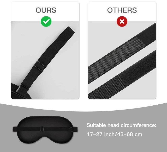 Alt view image 6 of 6 - Silk Blackout Sleep Mask with Adjustable Strap