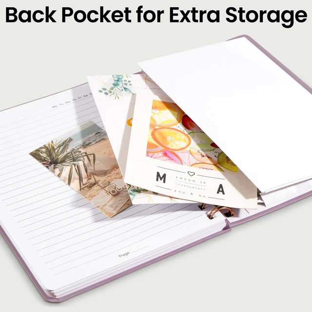 Alt view image 6 of 6 - A5 College Ruled Lined Spiral Notebook