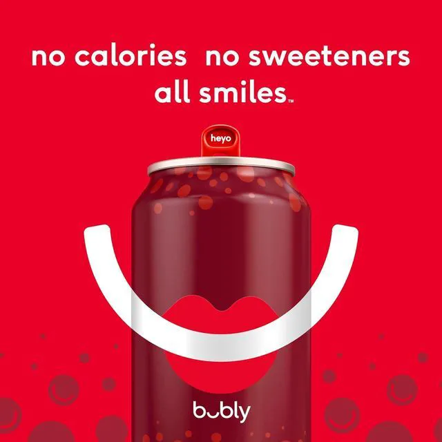 Alt view image 6 of 6 - Bubly Sparkling Water Grapefruit, 12 fl oz Cans, 8 Pack