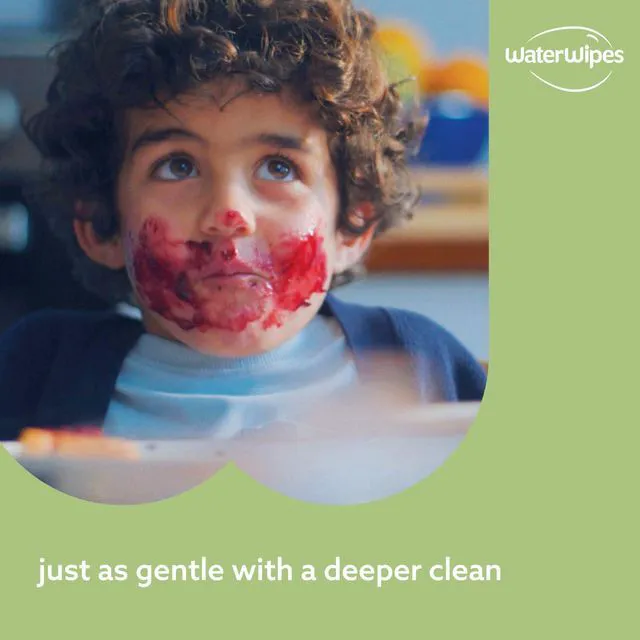 Alt view image 2 of 6 - WaterWipes Sensitive+ Baby & Toddler Wipes, 3-in-1, 99.9% Water, Textured, Unscented, Hypoallergenic, 60 Count (1 Pack)