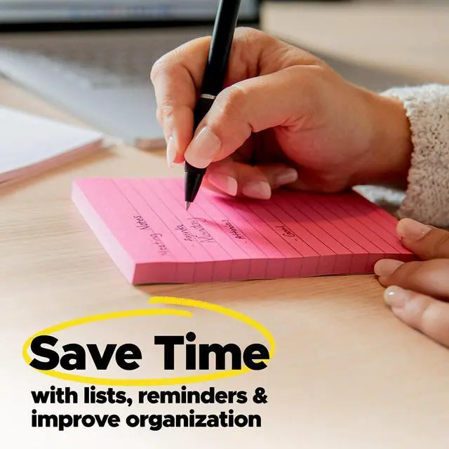 Alt view image 6 of 7 - Post-it Super Sticky Notes 3x3in Neon Fizz 3 Pads 45 Sheets per Pad