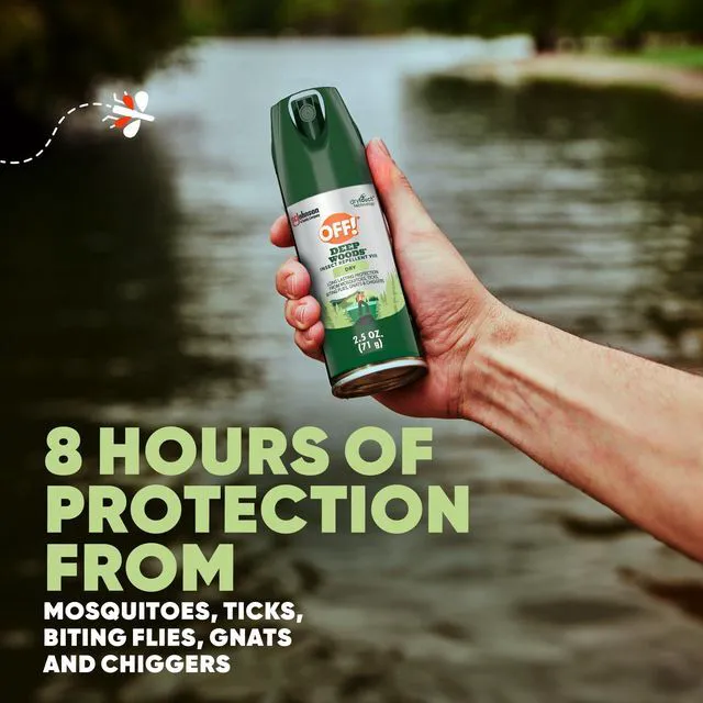 Alt view image 2 of 6 - OFF! Deep Woods Dry Insect & Mosquito Repellent, 2.5oz