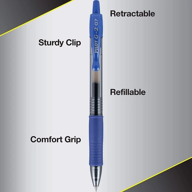 Alt view image 4 of 6 - PILOT G2 Premium Gel Roller Pens, Blue Ink, Fine Point, Pack of 5