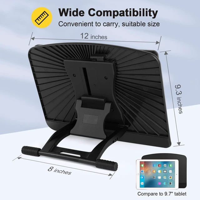Alt view image 5 of 6 - Parblo PR 100 Universal Adjustable Drawing Tablet Stand for 10-16 Inches Digital Graphics Drawing Monitors, Art Tablets, Laptops