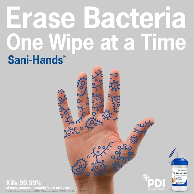 Alt view image 3 of 6 - Sani-Hands Hand Sanitizer Wipes 100 Packets per Box