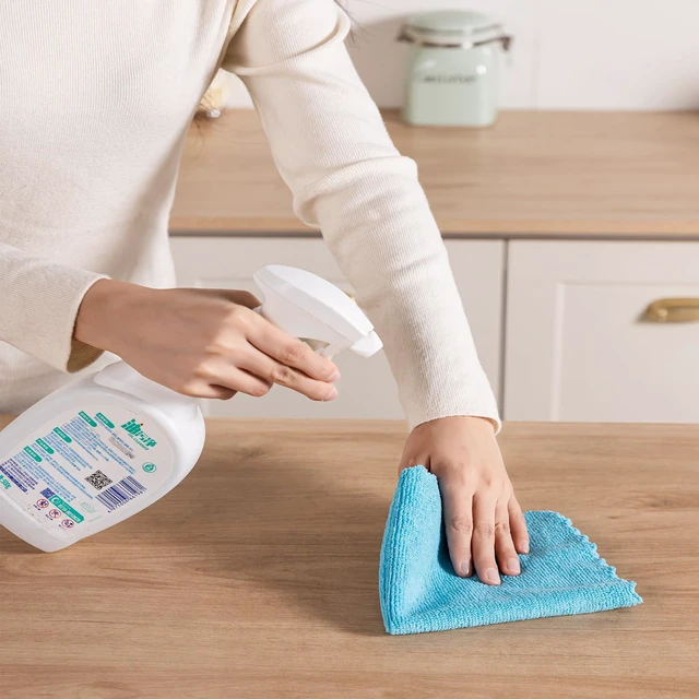 Alt view image 6 of 6 - 24 Pack Microfiber Cleaning Cloth, Highly Absorbent Reusable Lint Free Rags for House Kitchen Car Care, 11x12Inch, Multicolor