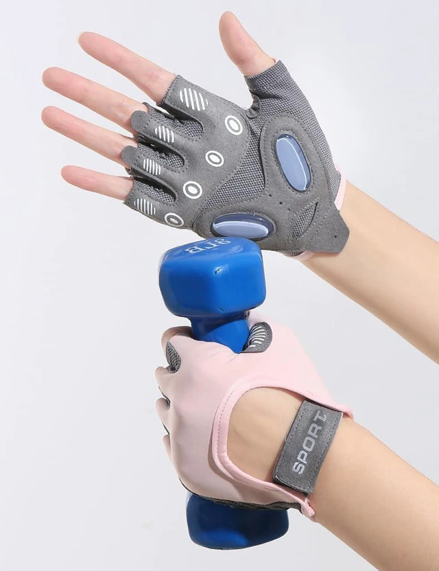 Alt view image 2 of 4 - Women Lightweight Breathable Protection Dumbbell Workout Gloves