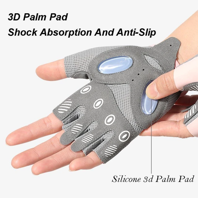Alt view image 3 of 4 - Women Lightweight Breathable Protection Dumbbell Workout Gloves