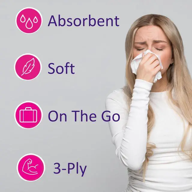Alt view image 5 of 7 - Swisspers Pocket Tissues 3-Ply White, 10 per Pack (Pack of 8)