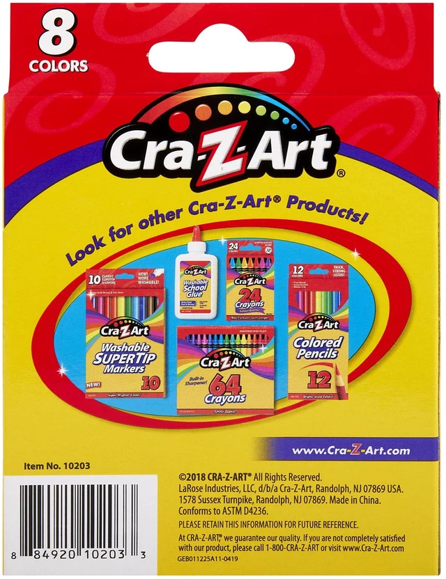Alt view image 3 of 4 - Cra-Z-Art Jumbo Crayons 8ct, Back to School Essential for Ages 3 and Up