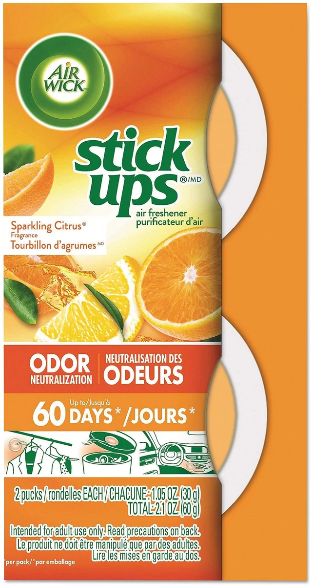 Main image of Air Wick Stick Ups Air Freshener Sparkling Citrus 2 Count