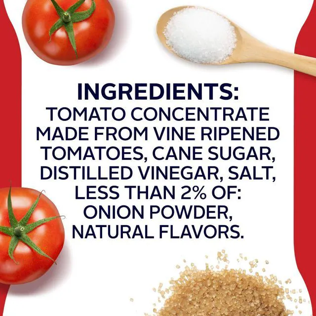 Alt view image 3 of 4 - Hunt's 100% Natural Tomato Ketchup, No High Fructose Corn Syrup, 20oz