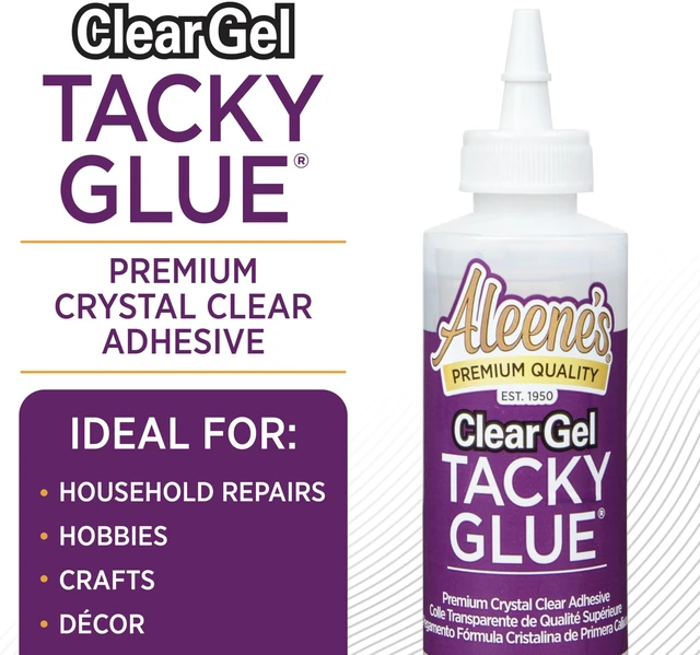 Alt view image 5 of 6 - Aleene's Clear Gel Tacky Glue, Dries Clear, 4fl oz