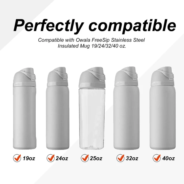 Alt view image 4 of 6 - PEUTIER 2pcs Replacement Stopper Compatible with Owala FreeSip 24oz 32oz