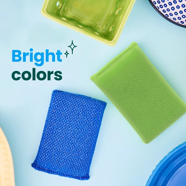 Alt view image 5 of 6 - Scotch-Brite Blooms Dobie Scrubbing Pad, 2 Pack