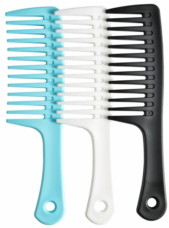 Main image of Wide Tooth Comb, Large Detangling Comb, Durable Styling Brush for Women and Men, Curly, Long, Wet Hair Types - Professional Hair Care