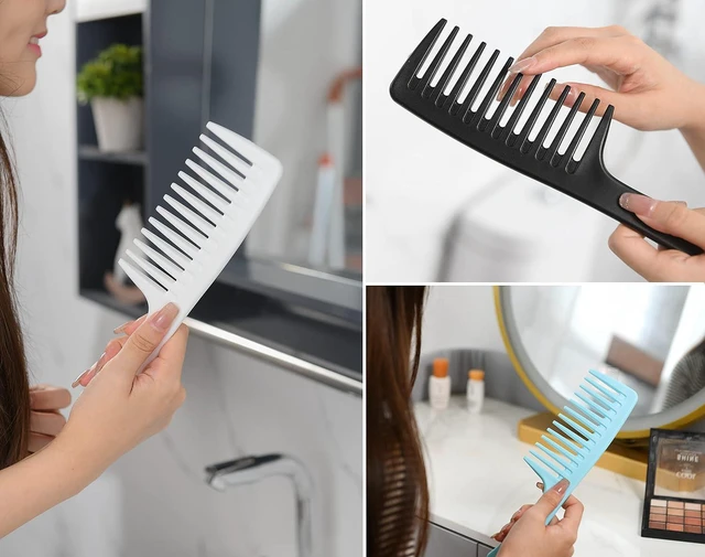 Alt view image 6 of 7 - Wide Tooth Comb, Large Detangling Comb, Durable Styling Brush for Women and Men, Curly, Long, Wet Hair Types - Professional Hair Care
